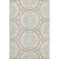 thumbnail image 2 of Addison Rugs Mayfield Washable Transitional Circles Ivory Rectangle Rug, 8' x 10', 2 of 6