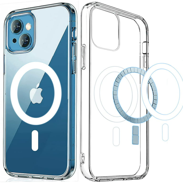Magnetic Clear Phone Case-MagSafe Soft Cover for Apple iPhone 13 Mini