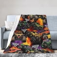 thumbnail image 2 of Soft Flannel Fleece Blanket Monster Truck Jam Comfort Plush Throw Home Decor for Bed Sofa 50"x40", 2 of 8