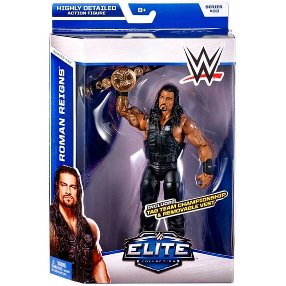 WWE Elite Collection Roman Reigns Action Figure, Multicolor