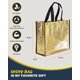 thumbnail image 5 of 12 bolsas de regalo doradas con asas, bolsas de comestibles brillantes no tejidas, bolsas de regalo grandes reutilizables, bolsas de recuerdo de fiesta 13 x 4,5 x 11 pulgadas, 5 of 5