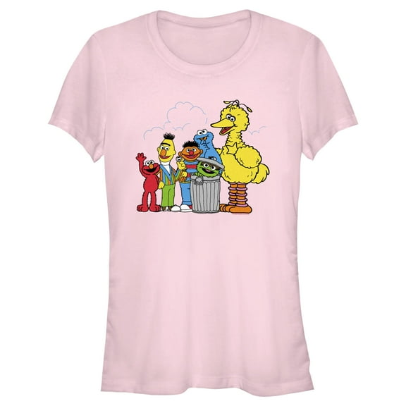 Junior's Sesame Street The Classics Group Portrait Graphic T-Shirt