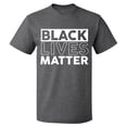 thumbnail image 2 of OXI T-Shirt - Black Lives Matter, Basic Casual T-Shirt for Men's and Women Fleece T-Shirt Short Sleeve - Graphite Heather Small, 2 of 3