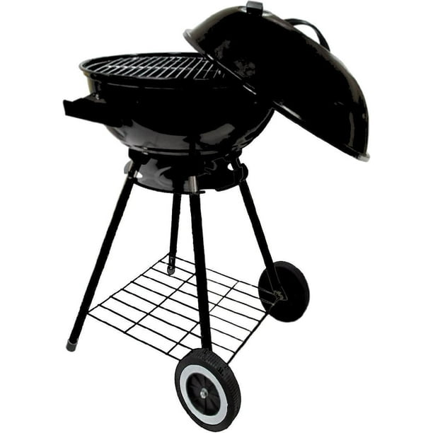 22" Charcoal Grill Outdoor Portable BBQ Grill Backyard Cooking Stainless Steel for Standing Grilling Steaks, Backyard Pitmaster, Burgers, Tailgating - Walmart.com