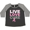 thumbnail image 3 of Inktastic Live Love Cure Breast Cancer Women's Plus Size T-Shirt, 3 of 5