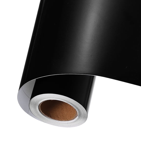 Uxcell Black Permanent Vinyl, 10 Inch x 14ft Adhesive Vinyl Roll for Decal Cutting, Signs, Scrapbooking, DIY Craft, Home Decoration