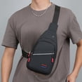 thumbnail image 1 of CaiYueKe Waterproof Chest Bag Crossbody Backpack for Men, Sports Outdoor Shoulder Bag, Travel Hiking Messenger Bag, Lightweight Durable Nylon, 1 of 7