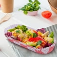 thumbnail image 5 of 5.5 Inch Paper Hot Dog Trays,Rectangular Food Trays for to-Go Orders,Festivals Camping,Fluted Hot Dog Wrapper Holder for Sandwiches,Snacks,Topboutique Paper Hot Dog Fluted Liners,200 Pcs,Red, 5 of 6