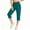 Green, variant on Women's Cargo Capris Hiking Pants Lightweight Quick Dry Outdoor Waterproof Athletic Travel Casual Drawstring Elastic Waist Loose Comfy Cute Cropped Pants with Multi Pockets