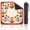 Color 3, variant on Squirrel Wreath Mahjong Mat 31.5" x 31.5" Non-Slip Noise Reduction Poinsettias Snowflakes Holiday American Table Mat for Mahjong Tiles Dominoes Card Board Game Gifts