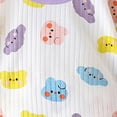thumbnail image 4 of CAUYDY Summer Outfit for Toddler Girls 4T 5T 6T 7T Kids Two Piece Short Sleeve Top Elastic Waist Shorts Set 1T 2T 3T Baby Girl Spring Summer Pajamas 2Pcs Set (Sizes 18-24 Months,D1-Purple), 4 of 4
