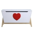 thumbnail image 3 of Acme Padma Wooden Frame Youth Chest in White and Red, 3 of 20