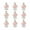 Light Pink (50pcs), variant on 50-64pcs Plastic Mushroom Shape Charms 17.5x11.5mm for Key Chains Jewelry-Light Pink (50pcs)