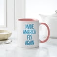 thumbnail image 4 of CafePress - Make America Fly Again - 11 oz Ceramic Mug - Novelty Coffee Tea Cup, 4 of 4