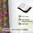 thumbnail image 6 of Monster Cartoon Truck Brown Pattern Blackout Curtains,Triple Weaved Fabric,Thermal Insulated,Room Darkening,Grommet Top,2 Panels,42x84in(107x213cm), 6 of 6