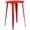 Red, variant on Emma + Oliver Commercial Grade 30" Round Blue Metal Indoor-Outdoor Bar Height Table
