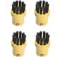 thumbnail image 1 of 4-Pack Yellow Round Cleaning Brush Set, 1 of 5