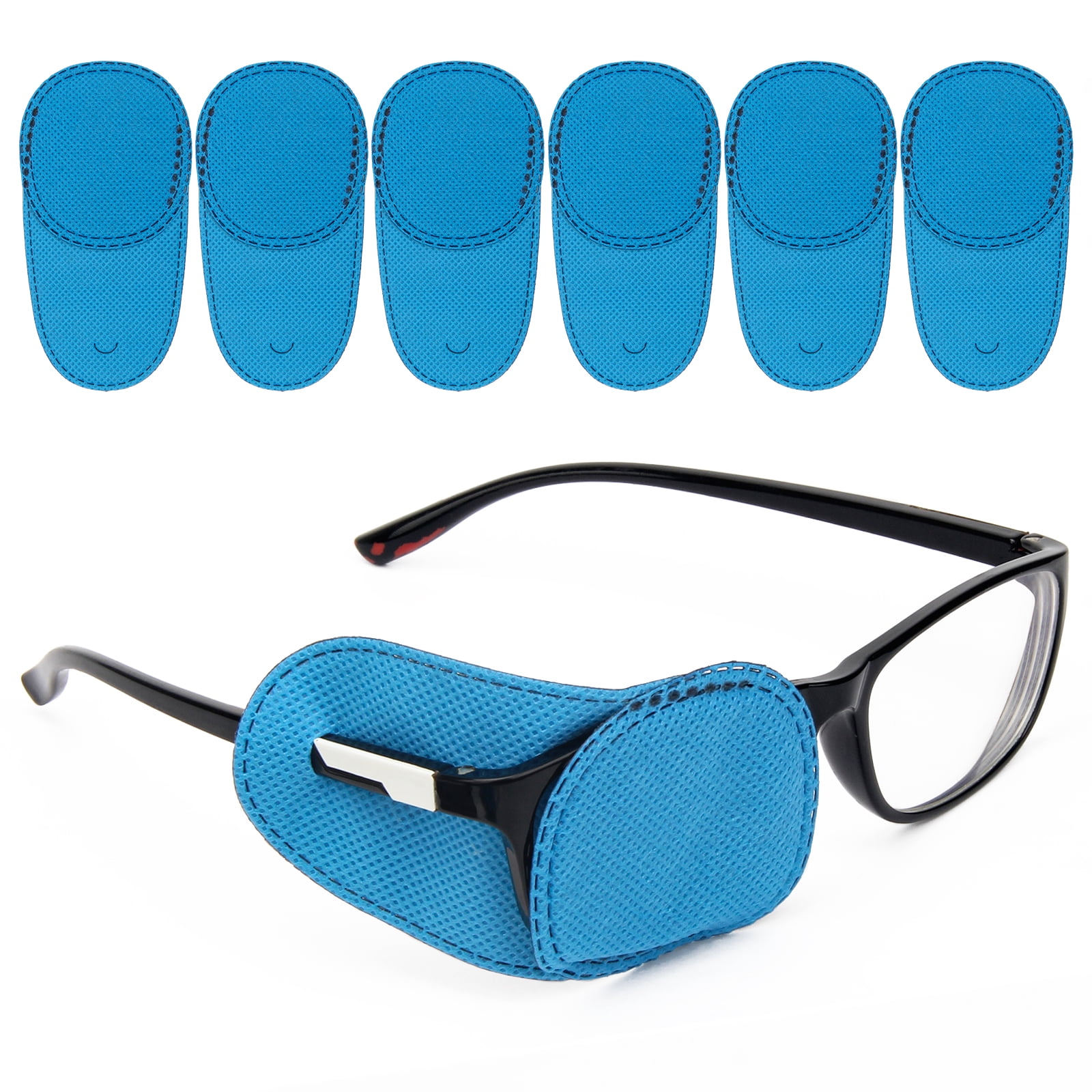 Plutput 6PCS/3Pair Eye Patches for Kids Girls Boys, Right & Left Eye Patch for Glasses, Lazy Eye Patch for Children Treating Lazy Eye Amblyopia Strabismus and After Surgery…