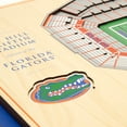 thumbnail image 2 of Florida Gators 17'' x 13'' 5-Layer StadiumViews 3D Wall Art, 2 of 5