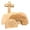 Beige, variant on Clearance Items Easter Eggs Decorations, Empty Tomb Easter Scene, Wooden Easter Decoration for Indoor and Outdoor Spaces, Perfect for Spring Holiday and Easter Celebrations
