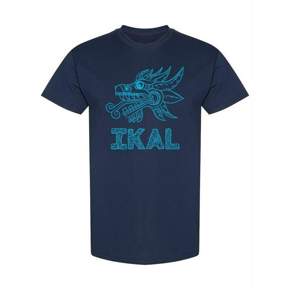 Serpent Head Ikal Text T-Shirt Women -Ikal Designs, Female Medium