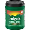 Folgers Decaf Coffee, Ground Coffee, Classic Medium Roast, 11.3 Ounce Canister