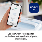 Cricut EasyPress 3 - 9 in x 9 in - Bluetooth-Enabled Handheld Heat Press Machine, Blue