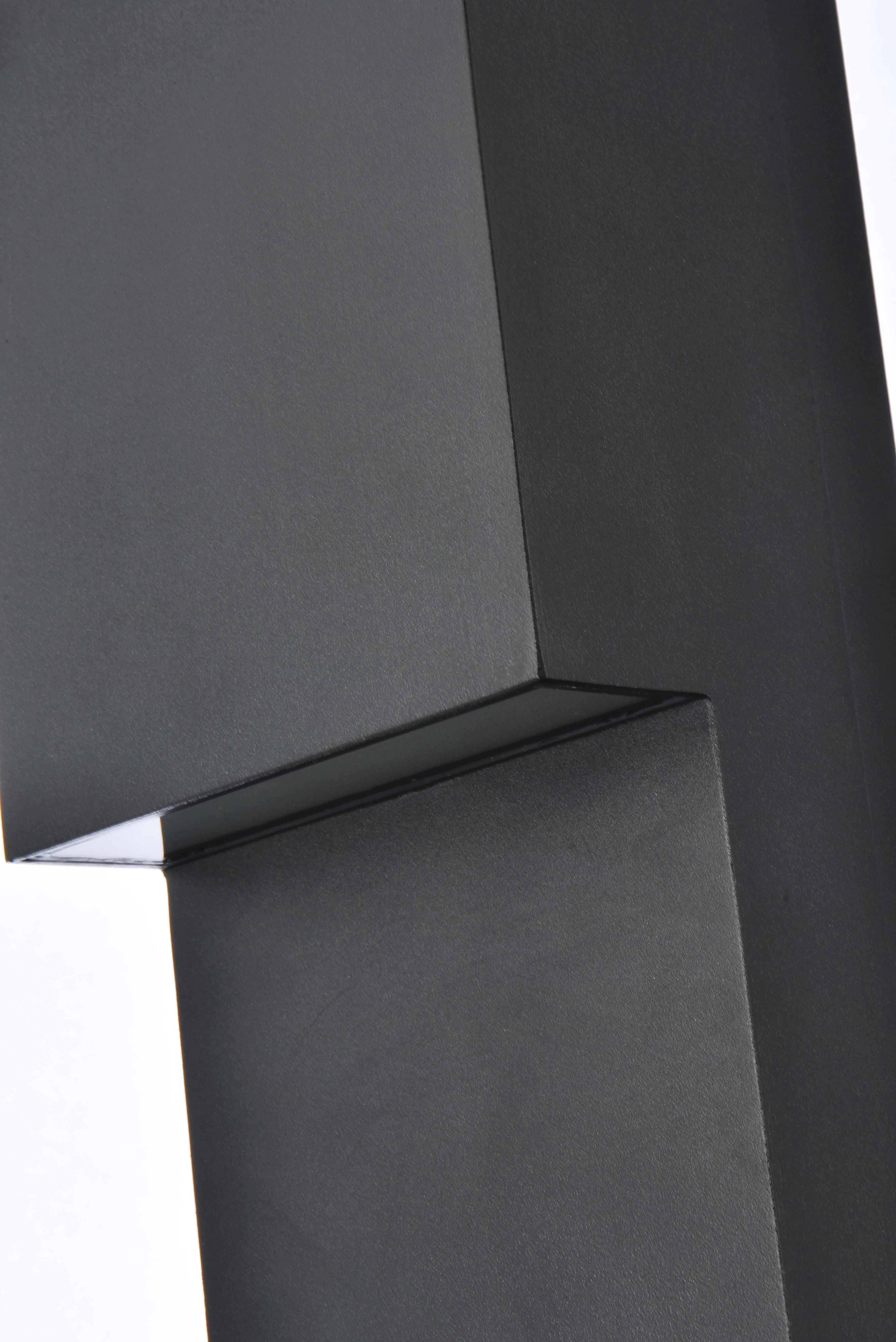 Blaze Light Outdoor Wall Light: Led in black