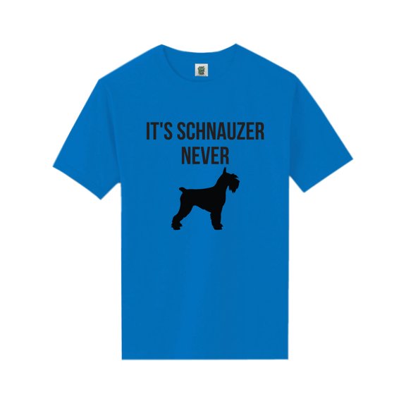 It's Schnauzer Never Short Sleeve Neon T-Shirt