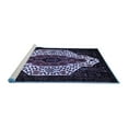 thumbnail image 2 of Ahgly Company Machine Washable Indoor Rectangle Persian Blue Traditional Area Rugs, 2' x 3', 2 of 4