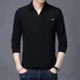 thumbnail image 5 of Camiseta ajustada para hombre, sudaderas tipo polo lisas, talla de invierno, ropa elástica para hombre, camiseta de poliéster de alta calidad a granel, camiseta Y2k, 5 of 5