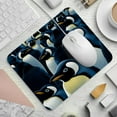 thumbnail image 2 of Penguin Printed Gaming Mousepad Desk Pad, Square 8.3x9.8 Inch Non-Slip Rubber Bottom Mouse Mat for Office and Gaming, 2 of 6