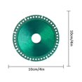 thumbnail image 2 of ZOUSSIQI 5PCS Indestructible Disc for Grinder, 4 Inch Ultra-fine Corrugated Tile Cutting Discs Master, Composite Multifunctional Cutting Saw Blade Glass Cutting Disc, Ultra-Thin Circular CA919-46782, 2 of 6