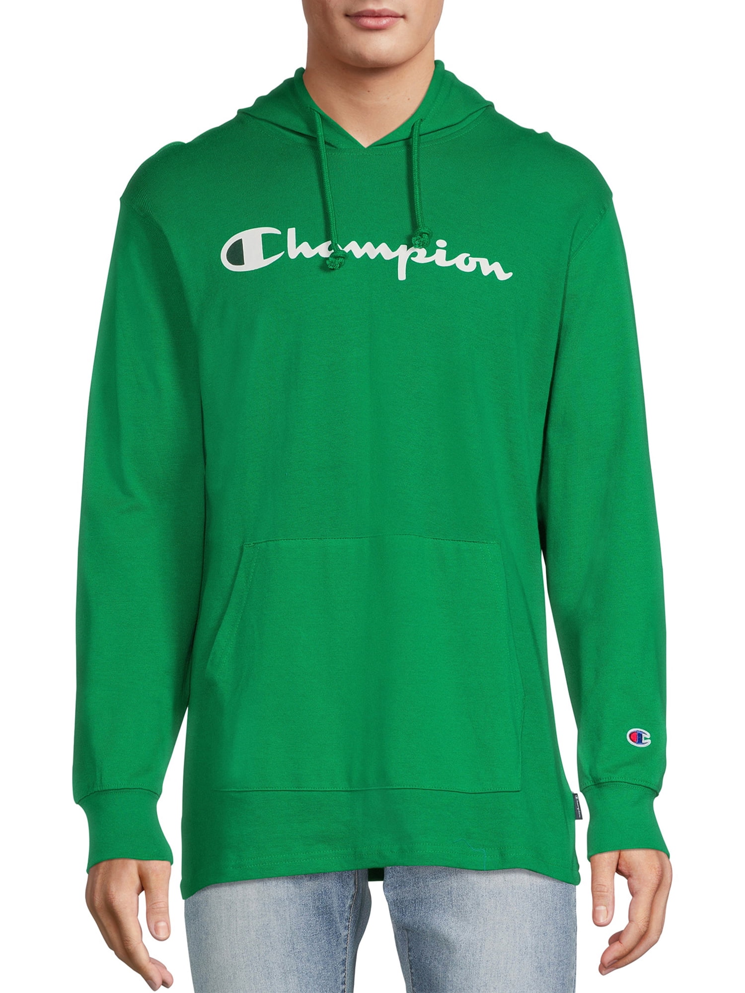 Champion Men's and Big Men's Middleweight T-Shirt Hoodie, Sizes up to ...