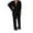Black, variant on Cathalem Women's Summer 2 Piece Solid Color Pants Elegant Business Suit Sets,Purple M