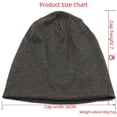 thumbnail image 2 of Gorra estilo pulóver de color caramelo para otoño e invierno para hombres y mujeres, informal, combinable, de punto, estilo hip hop, 2 of 6