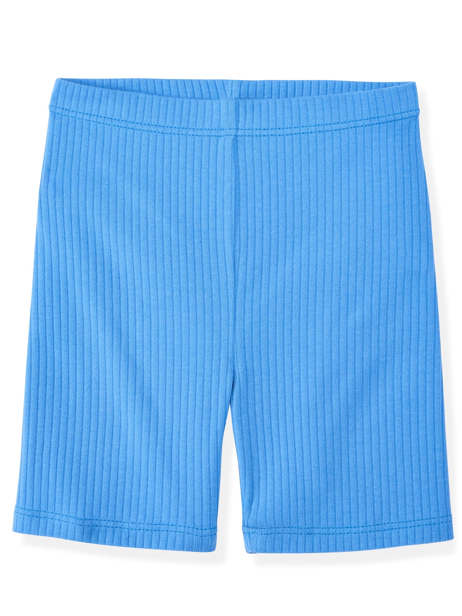 Garanimals Newborn, Baby & Toddler Girl Ribbed Cotton Biker Shorts, Prints & Solids, 4-Pack, Sizes 0-6T