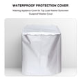 thumbnail image 4 of Homoyoyo Plated Silver Washing Machine Cover with Waterproof Oxford Cloth and Zipper Protection, 4 of 8