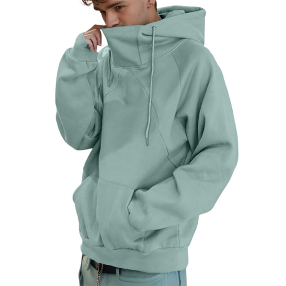 Men's Hoodies & Sweatshirts Zip Hoodies for Men Cropped Hoodie Cozy Loose Turtleneck Hoodie Oversized Hoodie Sweatshirt Blanket Zipper Hoodies for Men for Men Stylish Couple's Mens Pullover