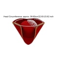 thumbnail image 2 of Hsqqdc Adult Tricorn Buccaneer Pirate Hat with Feather, Colonial Style for Renaissance Parties, 2 of 7