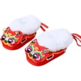 thumbnail image 4 of Zapatos con cabeza de tigre para bebé, zapatos Hanfu con adornos de piel sintética, suelas para niños y niñas, zapatos de Año Nuevo Chino, 4 of 5