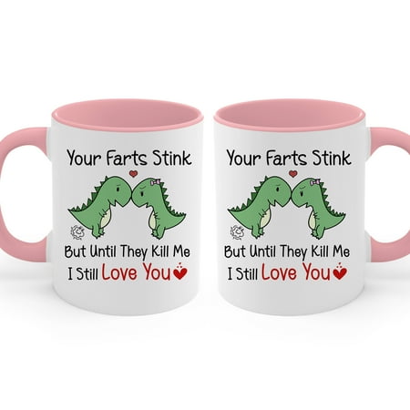 

Familyloveshop LLC Your Farts Stink Funny Valentine mug Boyfriend Girlfriend Birthday Anniversary Rude Gift Valentine Gift for husband Coffee mug 11oz 15oz