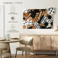 thumbnail image 5 of Elephant Stock Board Games Wall Art - Horizontal Canvas Wall Art - Living Room Wall Decor - Hobbies And Lifestyle Canvas - Brown And Black Decor - 48" x 32", 5 of 8