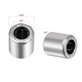 thumbnail image 2 of Uxcell  1/4" x 7/16" x 1/2" Metric Needle Roller Drawn Cup Bearings Stamping Steel Silver Tone 5pcs, 2 of 5