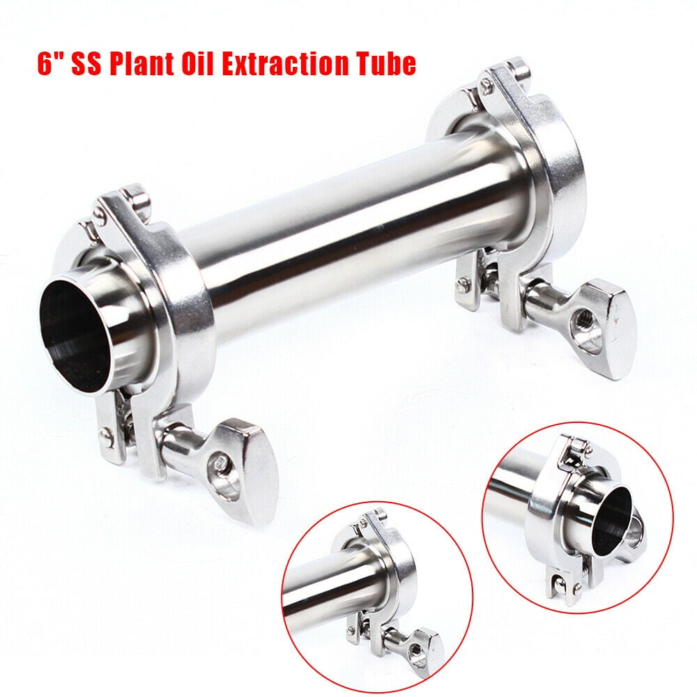 Open Blast Extractor Heavy Duty Stainless Steel Plant Oil Extraction Tube 