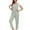 Gray, variant on Womens Jumpsuits Elegant Sleeveless Boho Wide Leg Spaghetti Strap One Piece Jumpsuits Baggy Overalls Crew Neck Going Out Date Night Womens Rompers For Summer XXXL