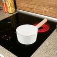 thumbnail image 1 of unbranded White Enamel Milk Pot with Non Stick Surface Portable for Cooking and Boiling, 1 of 8