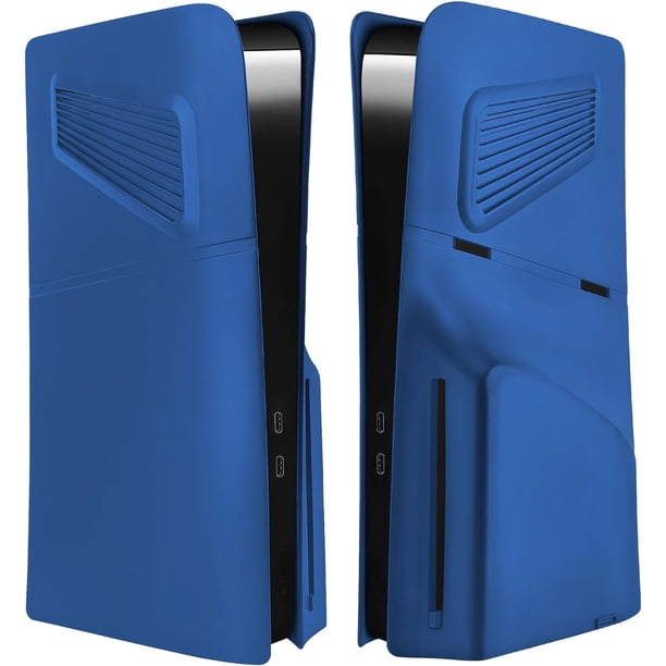 Panel protector para PlayStation 5 Slim Disc Edition, placa frontal con rejillas de ventilación, cubierta protectora antipolvo y antiarañazos para PS5 Slim, carcasa de repuesto de ABS