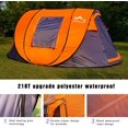 OILEUS Xlarge Pop Up Dome Tent Instant Camping Tent 56 Person Tent with Skywindow Easy
