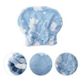 thumbnail image 3 of Unique Bargains 1 Pc Women Waterproof Single Layer Hair Towel for Travel Butterfly Blue, 3 of 5